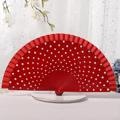 1tk Hispaania tantsuetendused Puidust lehvikud Pulmakaunistus Rõivad Aksessuaarid Kokkupandav ventilaator