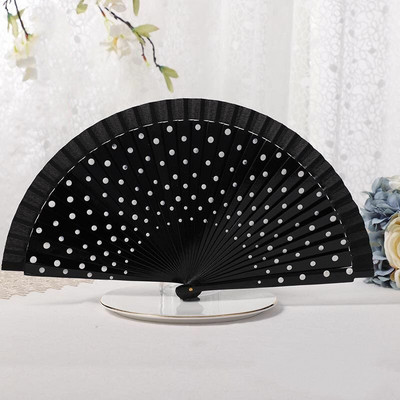 1tk Hispaania tantsuetendused Puidust lehvikud Pulmakaunistus Rõivad Aksessuaarid Kokkupandav ventilaator