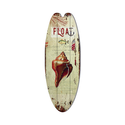 Paplūdimio stiliaus medinės banglentės sienos pakabinamas ornamentas šventiniam laisvalaikiui medinis ženklas banglentės baro dekoravimas 1vnt