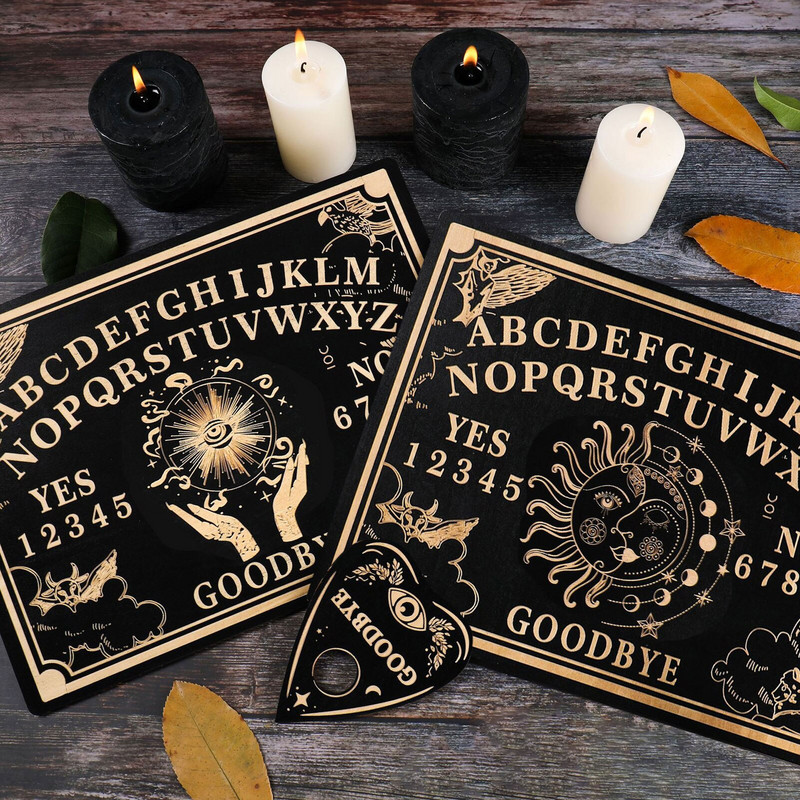 Sun Pendulum Dowsing Board szett jósláshoz Üzenőtábla faragott fa tábla Metafizikai oltárfali tábla díszítés