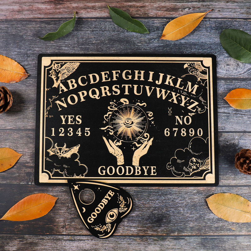 Sun Pendulum Dowsing Board szett jósláshoz Üzenőtábla faragott fa tábla Metafizikai oltárfali tábla díszítés