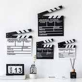 Film lejátszása Dekoráció Rendező Videó Jelenet Clapper Board TV Board klip Film akció Otthoni fényképes kellékek