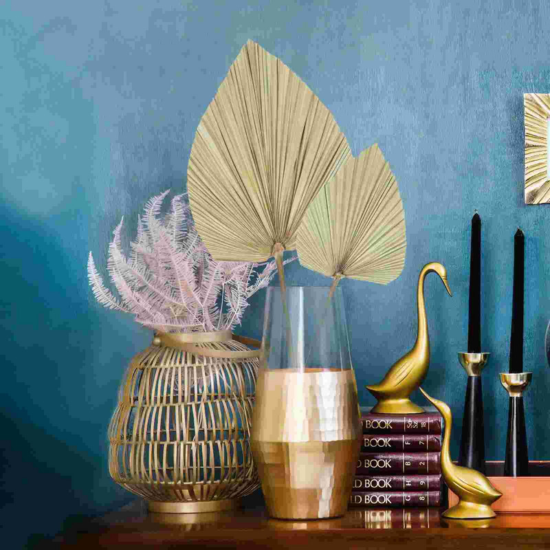 Pálmalevél szárított levelek természetes száraz dekoráció lándzsa dekoráció élénk esküvői elrendezés fotó kellékek