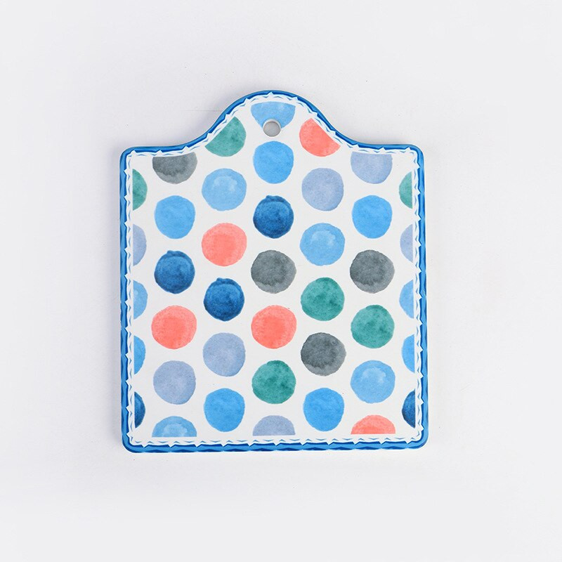 Nordic Ceramic Retro kézműves festés Szigetelt parafa kerámia alátétek Kettős célú edényalátétek Kombinált alátétek otthoni dekorációs ajándék