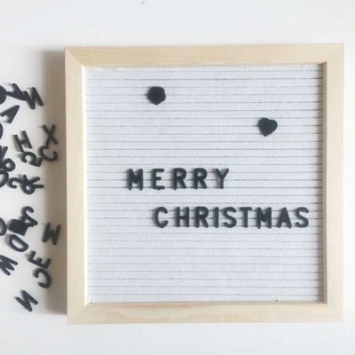 1 set Panou cu litere din pâslă Cadru din lemn Simboluri schimbabile Numere Caractere Panouri decorative cu mesaje pentru birou