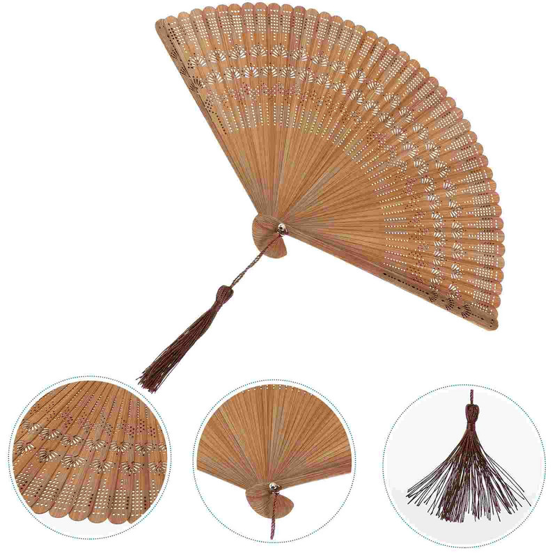 Legyezők Kézzel Összecsukható Handheld Selyem Vintagewomen Esküvő Kínai Papír Tartó Összecsukható Tánc Japán Fa Mano De Abanicos