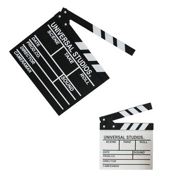 Ξύλινη Σκηνή Ταινίας Σκηνή Clapboard TV Βίντεο Clapperboard Film Φωτογραφία Στήριγμα Αξεσουάρ Κρεμαστή διακόσμηση