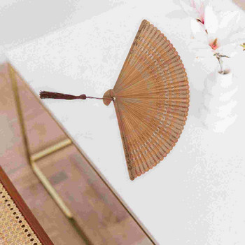 Fan Fans Hand Folding Handheld Silkvintagebamboo Dancing Foldable Chinese Wedding Paper Hold Japanese Decorative De Abanicos