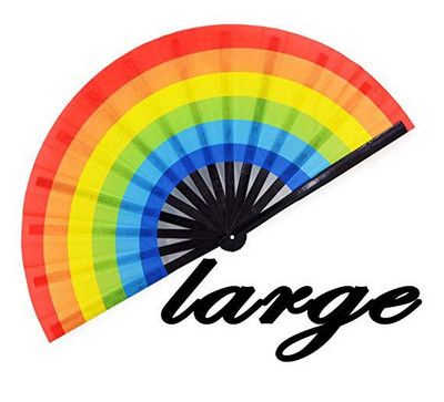 Akciós abanico bambusz csomagolás kézi rajongók nagy kézi rajongók egy rendezvény party show-hoz