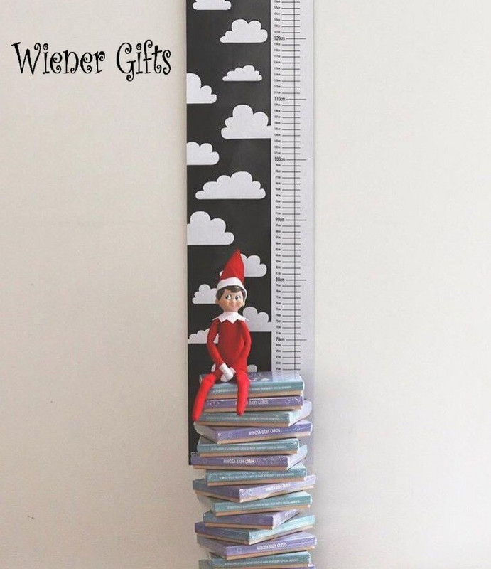 Šiaurės šalių vaikų ūgio liniuotė drobė kabanti augimo diagrama vaikų kambario sienų dekoras Sienų lipdukas liniuotė Animacinis spausdintas sienų dekoravimas