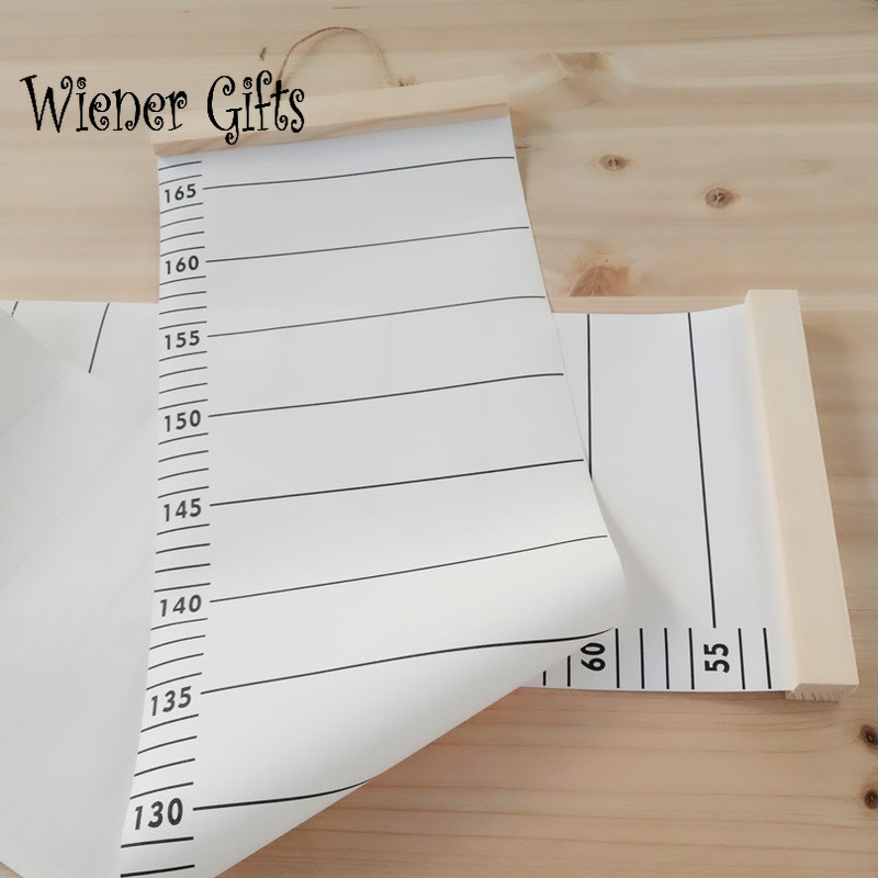 Šiaurės šalių vaikų ūgio liniuotė drobė kabanti augimo diagrama vaikų kambario sienų dekoras Sienų lipdukas liniuotė Animacinis spausdintas sienų dekoravimas