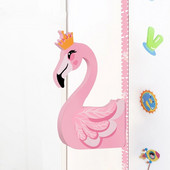 Vaikų kambario dekoravimo sieninis lipdukas Kūdikio ūgio vertikalios matavimo liniuotės EVA putų kilnojamas su magnetu Dovana berniukams ir mergaitėms