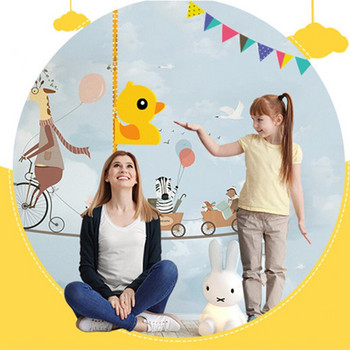 Стикер за стена за декорация на детска стая Вертикална линийка за измерване на височината на бебето EVA пяна Подвижен с магнит за момчета и момичета Подарък