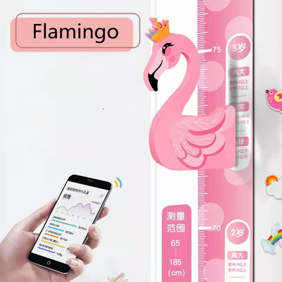 Vaikų kambario dekoravimo sieninis lipdukas Kūdikio ūgio vertikalios matavimo liniuotės EVA putų kilnojamas su magnetu Dovana berniukams ir mergaitėms