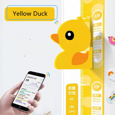 Vaikų kambario dekoravimo sieninis lipdukas Kūdikio ūgio vertikalios matavimo liniuotės EVA putų kilnojamas su magnetu Dovana berniukams ir mergaitėms