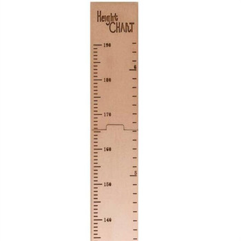 Дървена линийка за детска диаграма за растеж на височината Бебешка скандинавска декорация Измерване на височината на децата Стенен метър за измерване на стикери