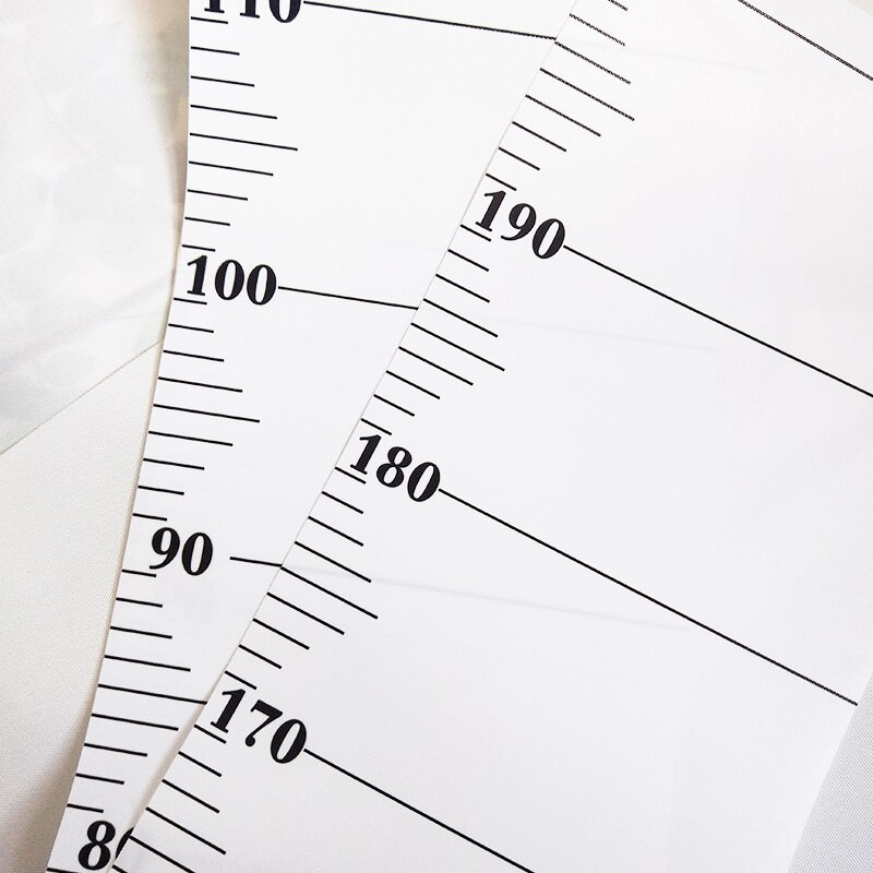 Šiaurės šalių vaikiškos drobės kabančio stalo augimo diagrama kūdikio ūgio matavimo liniuotė, vaikų kambario apdaila