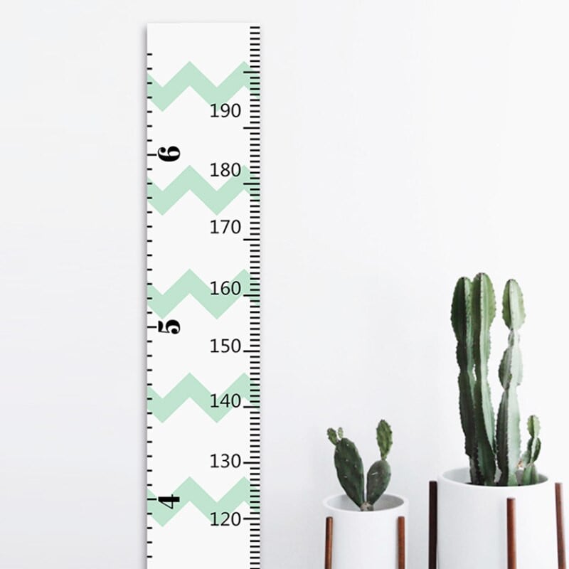 1 vnt medinis sieninis lipdukas, aukščio matas Vaiko kambario namų dekoravimo liniuotė Tapetų augimo diagrama Vaikų kambario dekoro sienų dailė