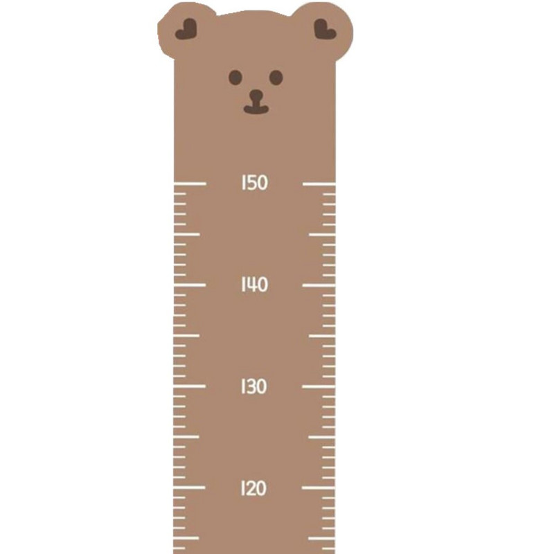 Autocolante de perete pentru măsurarea înălțimii pentru copii INS Decoratiuni pentru camerele copiilor Rigle agățate Tabel de creștere a bebelușilor Înregistrarea înălțimii Recuzită foto