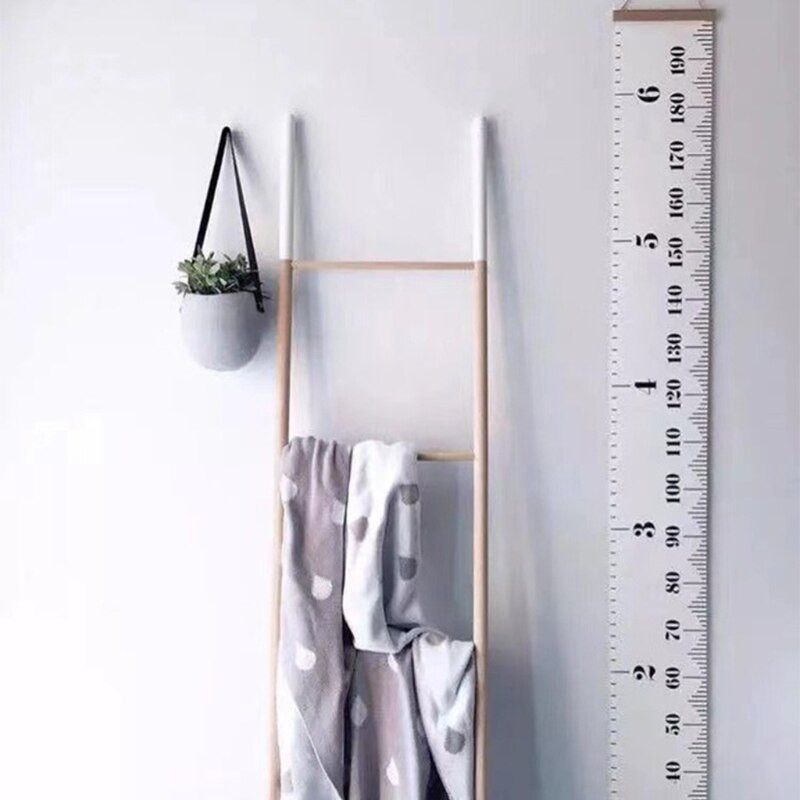 Vaikų matuoklio sieninė diagrama kabanti aukščio augimo matavimo liniuotė kūdikių darželio dekoras