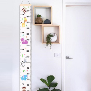 Baby Child Παιδικό Γράφημα Ανάπτυξης Ύψος Χάρακας Ξύλινο Κρεμαστό τοίχου Αυτοκόλλητο τοίχου για Παιδικό Παιδικό Δωμάτιο Διακόσμηση σπιτιού