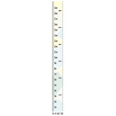 Gyermek függő vászon falmatrica magasság vonalzó dekoratív növekedési diagram fal mérő vonalzó gyermek magasság rekord