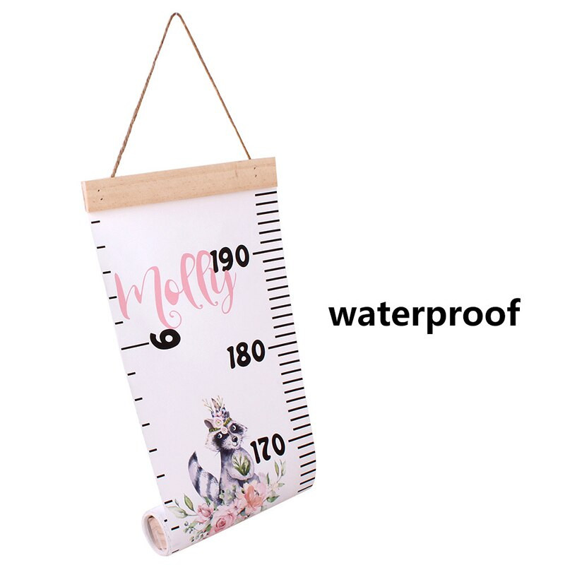 Zidna naljepnica za mjerenje visine iz crtanog filma za dječje sobe Naljepnice za ravnalo za rast djeteta Tablica za mjerenje rasta Školske naljepnice Dječja soba Spavaća soba