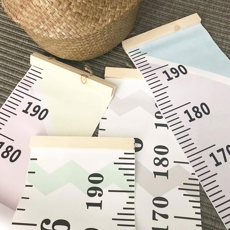 Detský nástenný graf, závesný výškomer, meracie pravítko do detskej izby, dekorácia 67JB