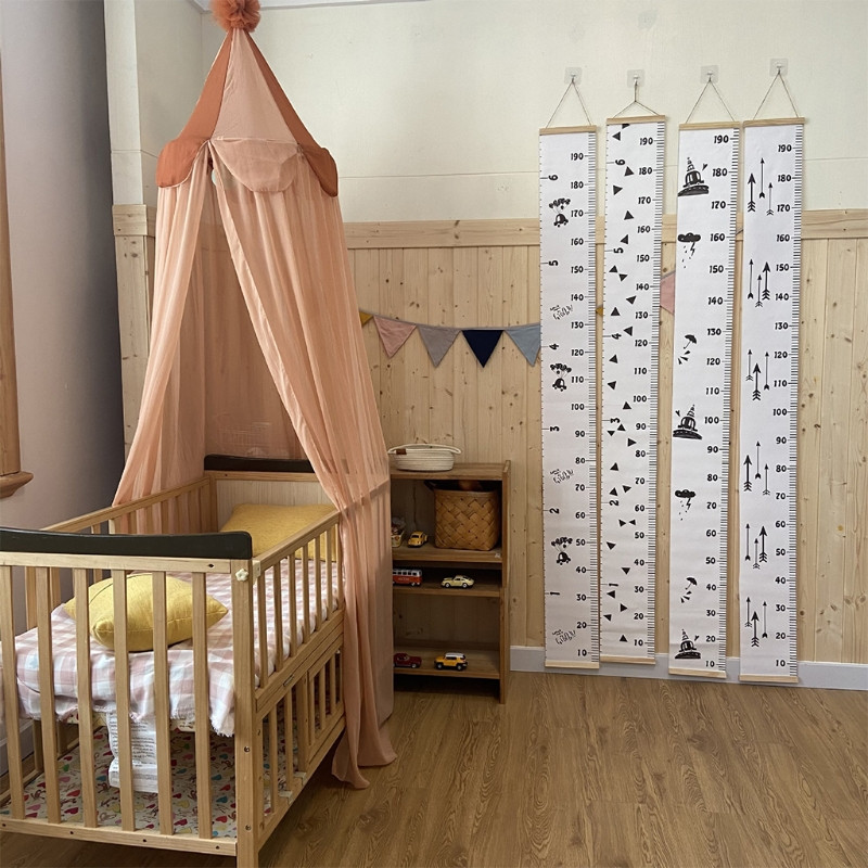 1 buc. Diagramă de creștere a înălțimii bebelușului, riglă suspendată de perete pentru copii, băieți, fete, măsurare detașabilă, montată pe perete, pentru copii, înregistrarea înălțimii