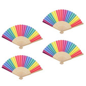 4db fényképes kellékek, kézi összecsukható ventilátorok, rajongók, táncos kellékek gyerekeknek