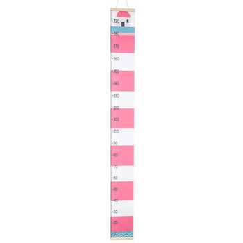 Таблица с размери на растежа на децата Таблица с височината на бебето, детето, децата, линийката за мярка Линийка Стикер за стена за детска стая Декорация на дома Закачете