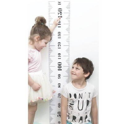 Baba gyermek növekedési táblázat magassági vonalzó fa falra akasztós falmatrica gyerekeknek gyerekszoba skandináv dekor 20x200cm