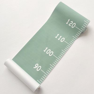 Baba gyermek növekedési táblázat magassági vonalzó fa falra akasztós falmatrica gyerekeknek gyerekszoba skandináv dekor 20x200cm