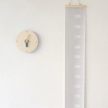 Тъкан Популярен скандинавски стил Линийка за височина 5 цвята Таблица за измерване Екологичен за детска стая