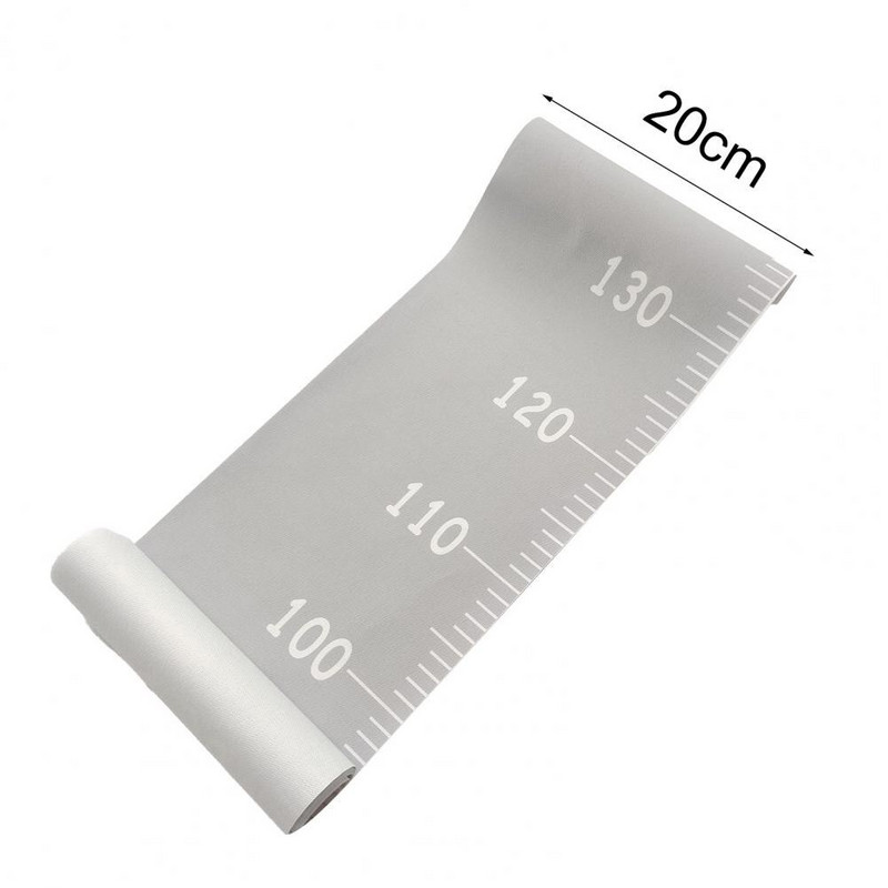 Audinio populiari šiaurietiško stiliaus aukščio liniuotė 5 spalvų matavimo lentelė Ekologiška vaikų darželiui