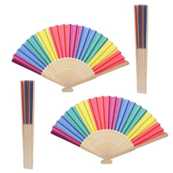 4Pcs Creative Fans Rainbow Bone Fans Pends Design Детски играчки