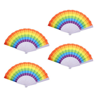 4db Kreatív legyezők Rainbow Bone Legyezők Medálok Design Gyermekjátékok