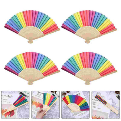 4db Kreatív legyezők Rainbow Bone Legyezők Medálok Design Gyermekjátékok