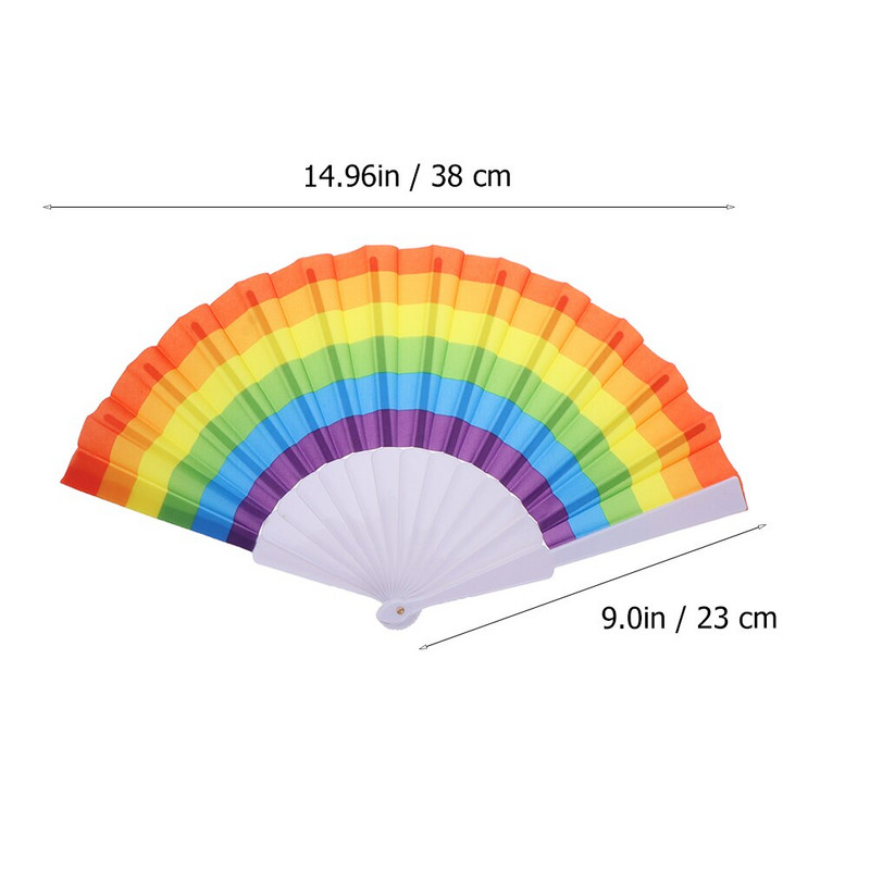 4db Kreatív legyezők Rainbow Bone Legyezők Medálok Design Gyermekjátékok