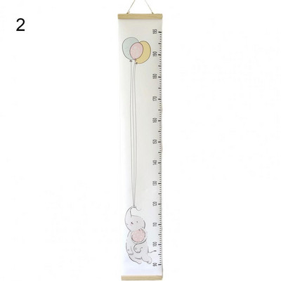 Átlátszó fokos skála Egyszerű, eltávolítható baba növekedési vonalzó textil baba magasságú vonalzó díszítő lányoknak