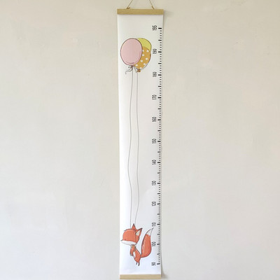 Lihtne joonisfilm Loomade õhupalliga trükitud dekoratiivsed kasvugraafikud Lasteaed Lastetuba Seinakaunistused Kodukaunistus