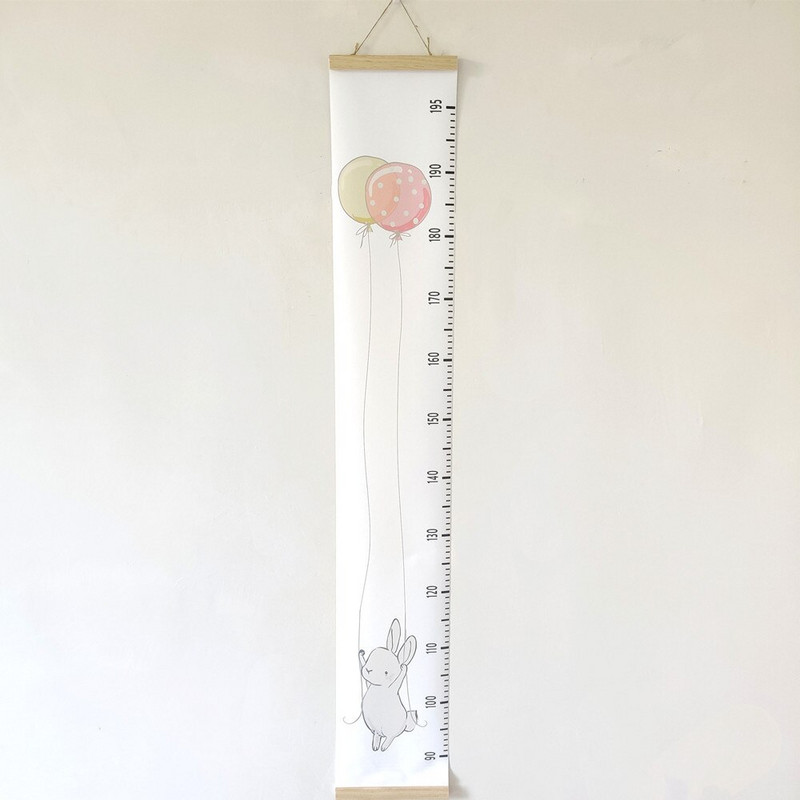 Lihtne joonisfilm Loomade õhupalliga trükitud dekoratiivsed kasvugraafikud Lasteaed Lastetuba Seinakaunistused Kodukaunistus