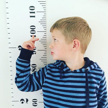 Дървена рамка Платно Диаграма на растеж Линийка Детска стена Линийка за измерване на височината Декорации за детската стая Подпори за снимки Подаръци