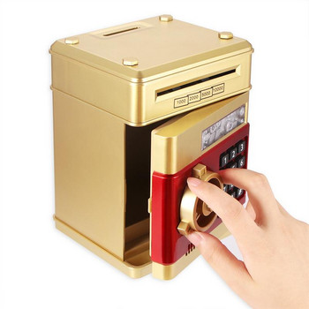 Ηλεκτρονικός κουμπαράς Χρηματοκιβώτιο Χρηματοκιβώτια για παιδιά Ψηφιακά νομίσματα Εξοικονόμηση μετρητών Χρηματοκιβώτιο Μίνι μηχάνημα ATM Παιδικά δώρα Χριστουγέννων