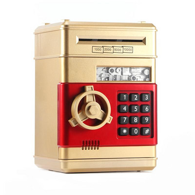 Elektronikus malacpersely-széf Pénzdobozok gyerekeknek Digitális érmék Készpénzt megtakarító széf Mini bankautomata Karácsonyi ajándékok gyerekeknek