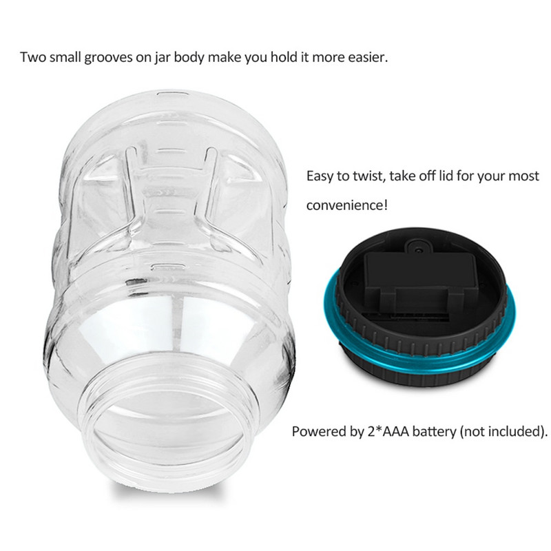 Intelligens új, második generációs malacpersely számláló érme elektronikus digitális LCD pénzszámláló tégely érme takarékdoboz