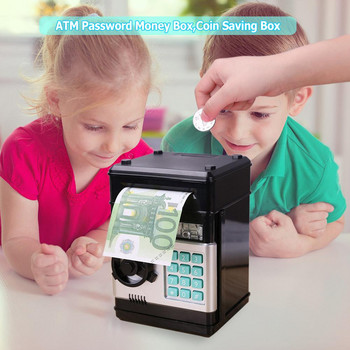 Ηλεκτρονικός κουμπαράς Χρηματοκιβώτιο Χρηματοκιβώτια για παιδιά ΑΤΜ Κωδικός πρόσβασης Κουτί χρημάτων Ταμιευτήριο νομισμάτων Μηχάνημα ATM Δώρα Χριστουγέννων για παιδιά