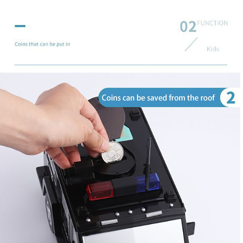 Muzică inteligentă Copii Parolă Pușculiță Bancnote Mașină Monedă Jucărie Hârtie Economisește bani Cutie de economisire Cutie de economisire Copii Băiat Fată Cadou de aniversare