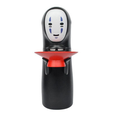 Spirited Away Kaonashi arc nélküli ember Elektronikus pénzes doboz Szellemfigura érme rajzfilm malacpersely Vicces játék Automata evett érmedoboz