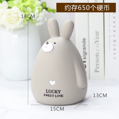 Ukrasi za kasice prasice sa zecovima nordijske životinje Kreativne slatke kasice prasice Dekoracija dječje sobe DXUIALOI